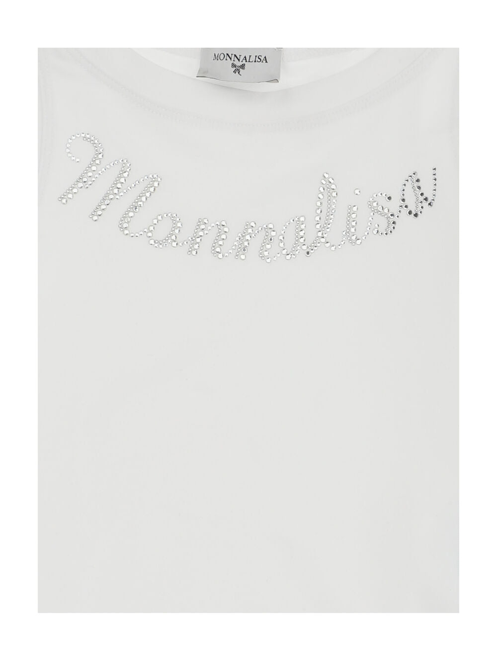 Monnalisa - Logo Jersey Tank Top