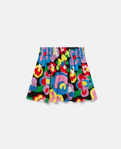 Stella McCartney Kids - Abstract Flower Print Skirt