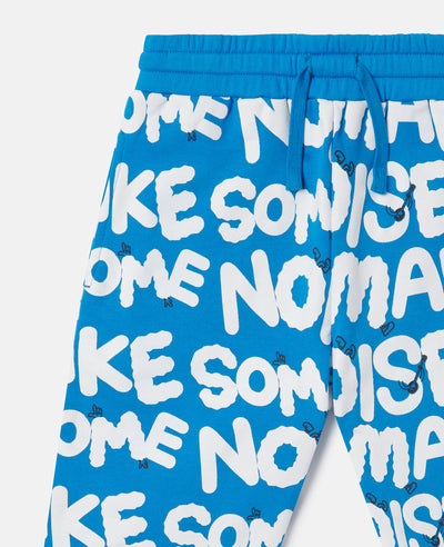Stella McCartney Kids - 'Make Some Noise' Sweat Shorts