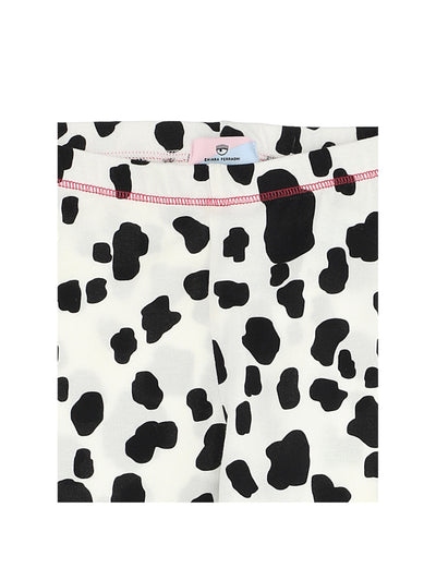 CHIARA FERRAGNI - Dalmatian jersey leggings