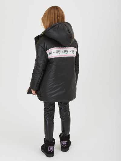 CHIARA FERRAGNI - Coated fabric leggings