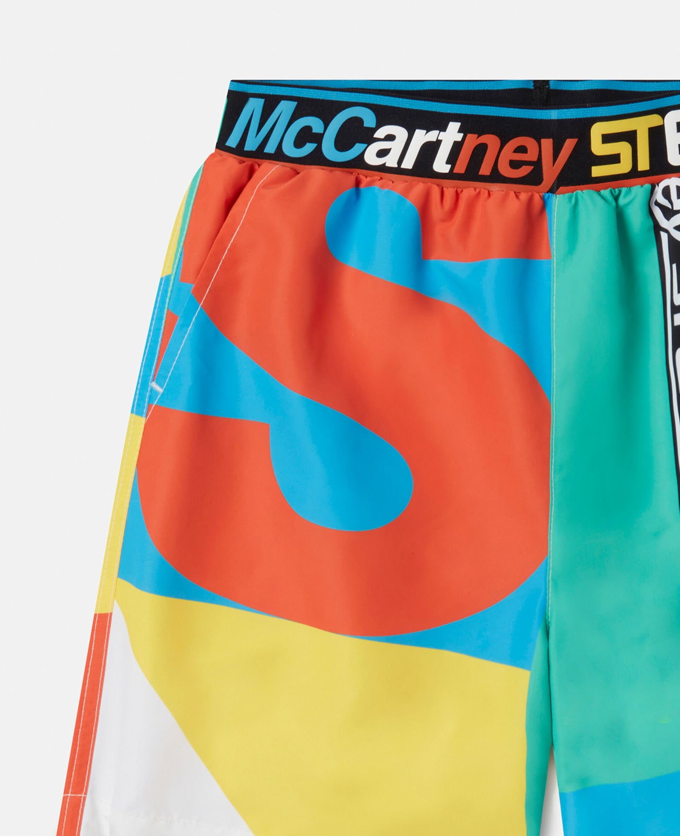 Stella McCartney Kids - Geometric Print Active Swim Shorts