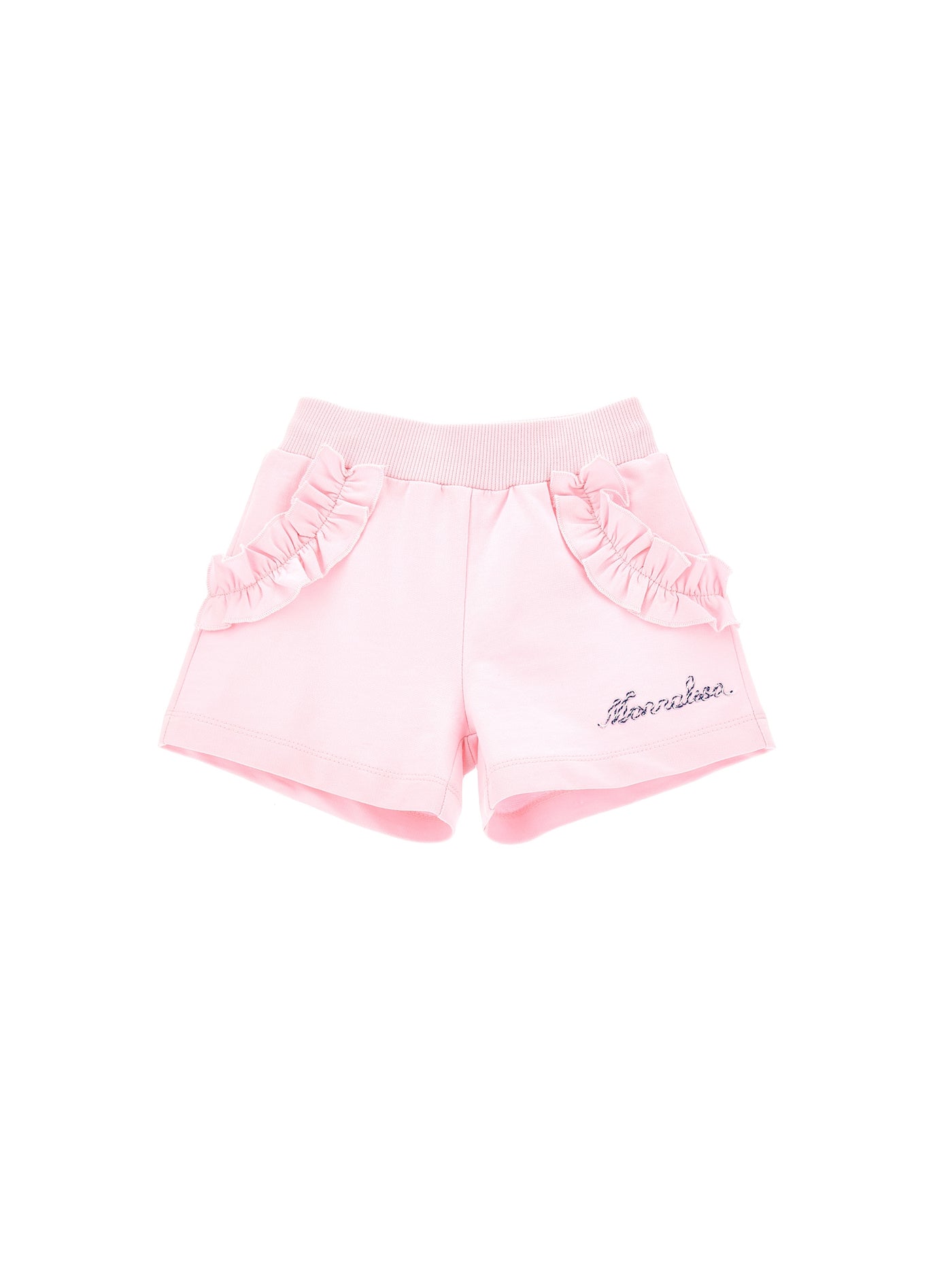 Monnalisa - Fleece shorts with ruffles