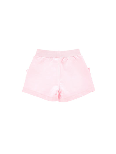 Monnalisa - Fleece shorts with ruffles
