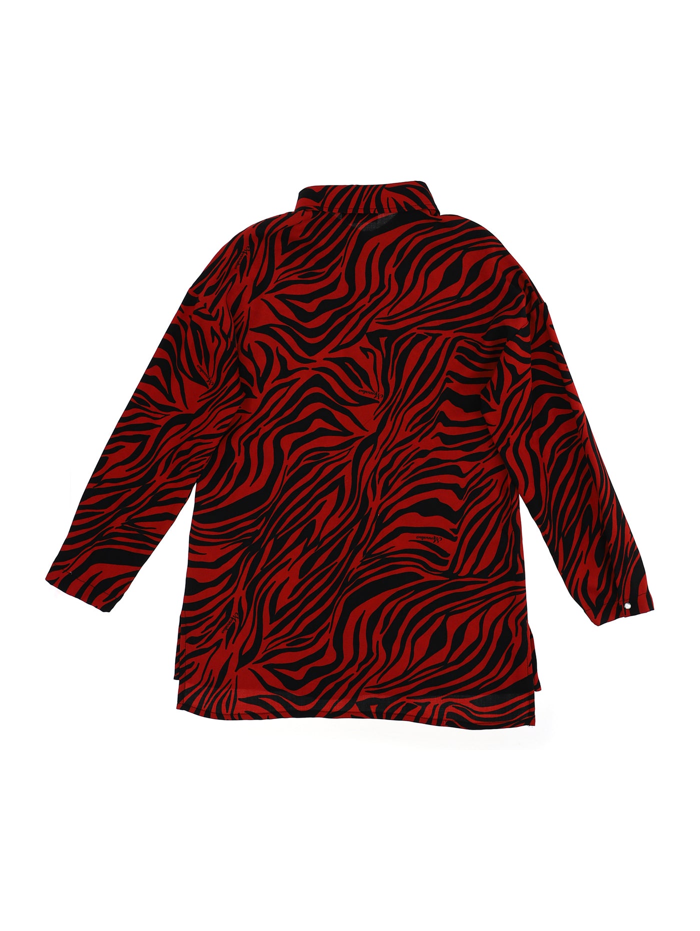 Monnalisa - Zebra print twill shirt