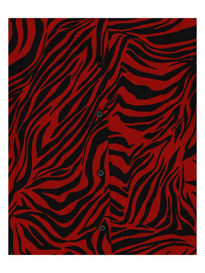 Monnalisa - Zebra print twill shirt