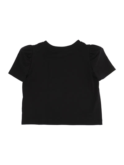 Monnalisa - Jersey T-shirt with gigot sleeves
