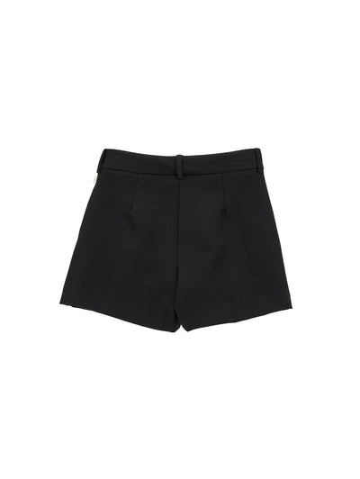 Monnalisa - Crepe shorts with pleats