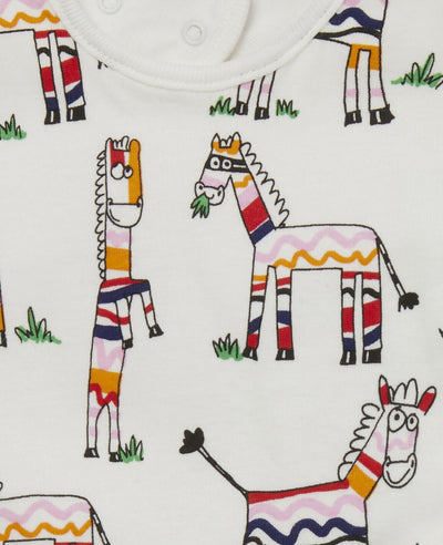 Stella McCartney Kids - Doodle Zebra Cotton Bib Set