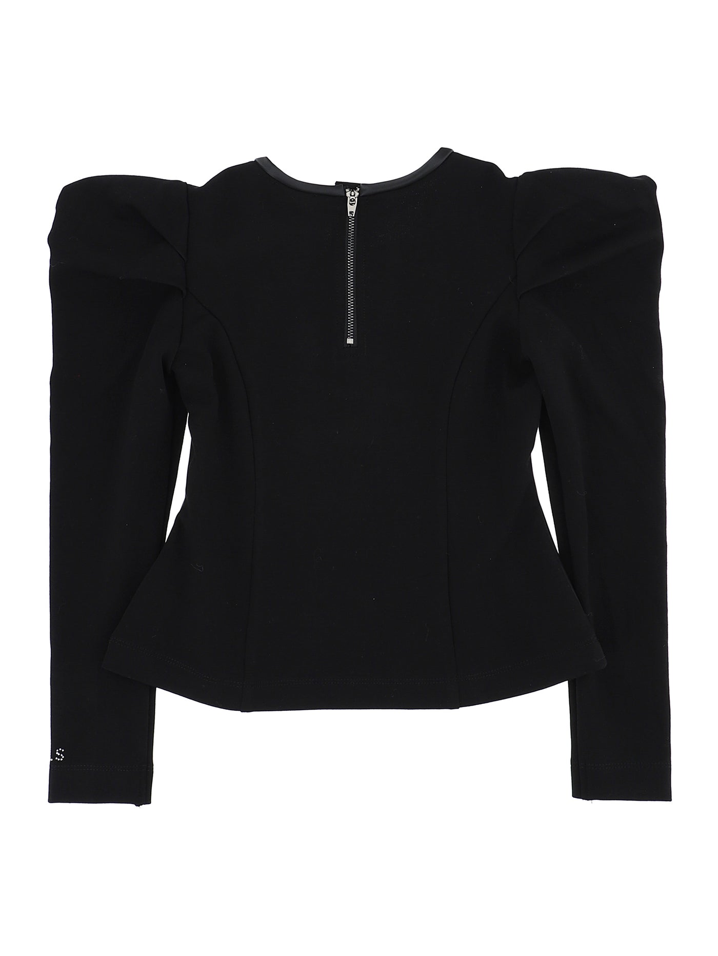 Monnalisa - Isabel Faux leather & jersey T-shirt