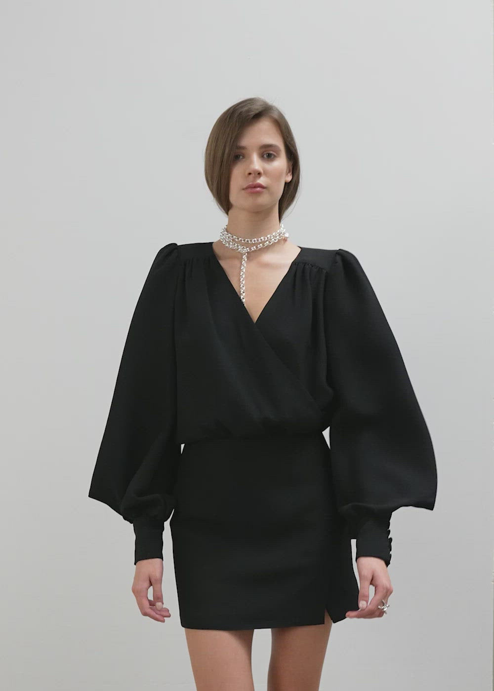 Federica Tosi - Mini Dress with sleeves