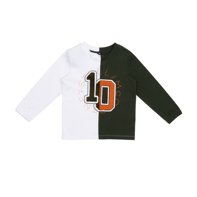 Stella McCartney Kids - Logo Varsity Cotton T-Shirt