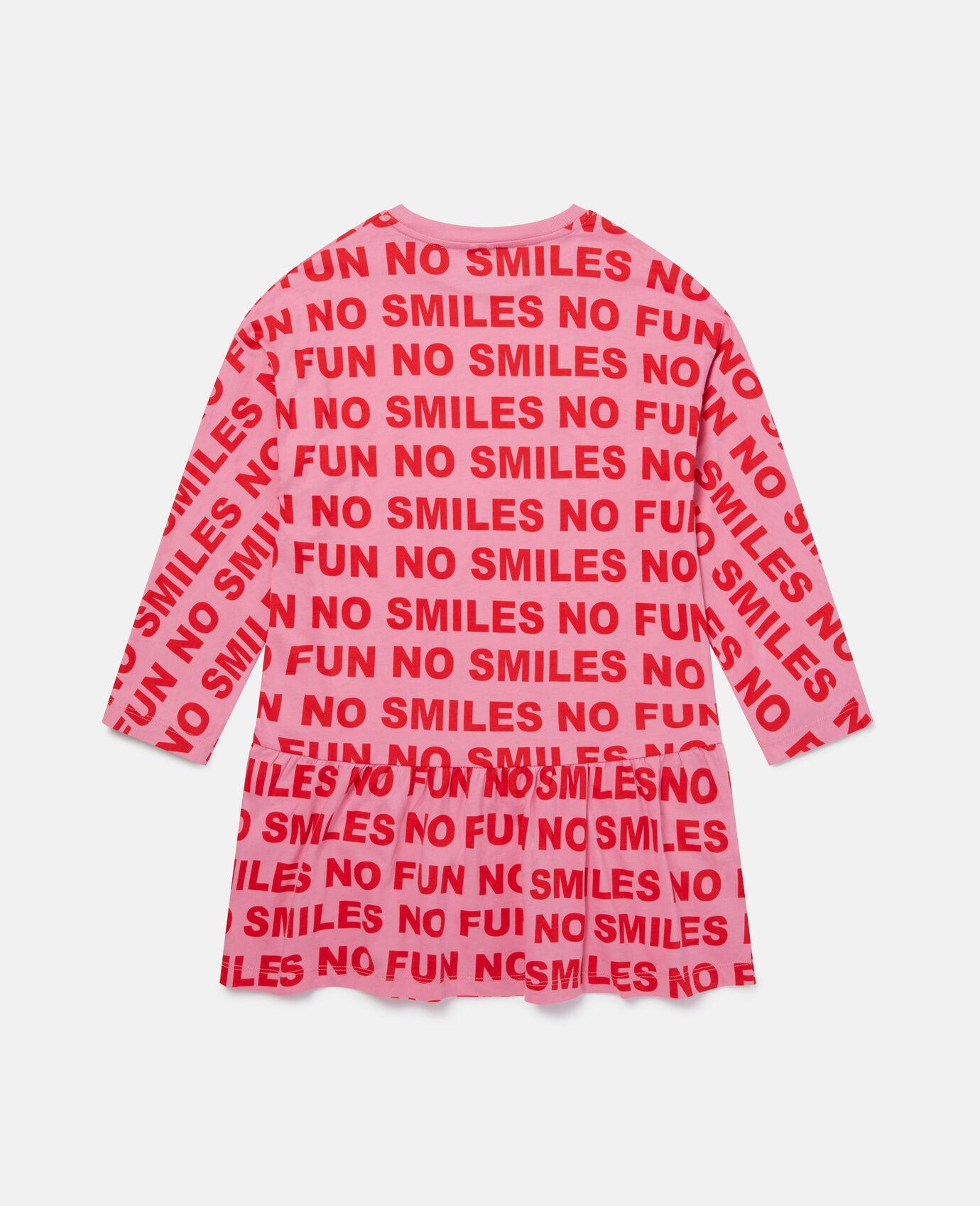 Stella McCartney Kids - No Smiles No Fun Print Cotton Dress
