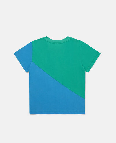 Stella McCartney Kids - Oversized Colour Block Cotton T-shirt