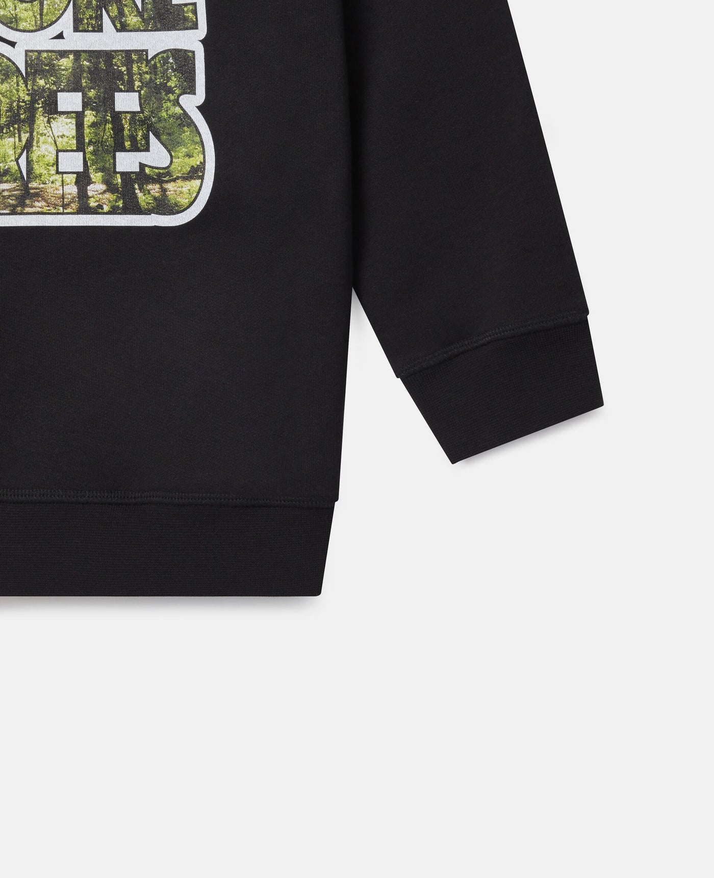 Stella McCartney Kids - Oversized 'Plant More Trees' Fleece Sweatshirt