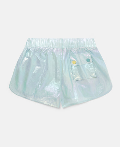 Stella McCartney Kids - Iridescent Foil Shorts