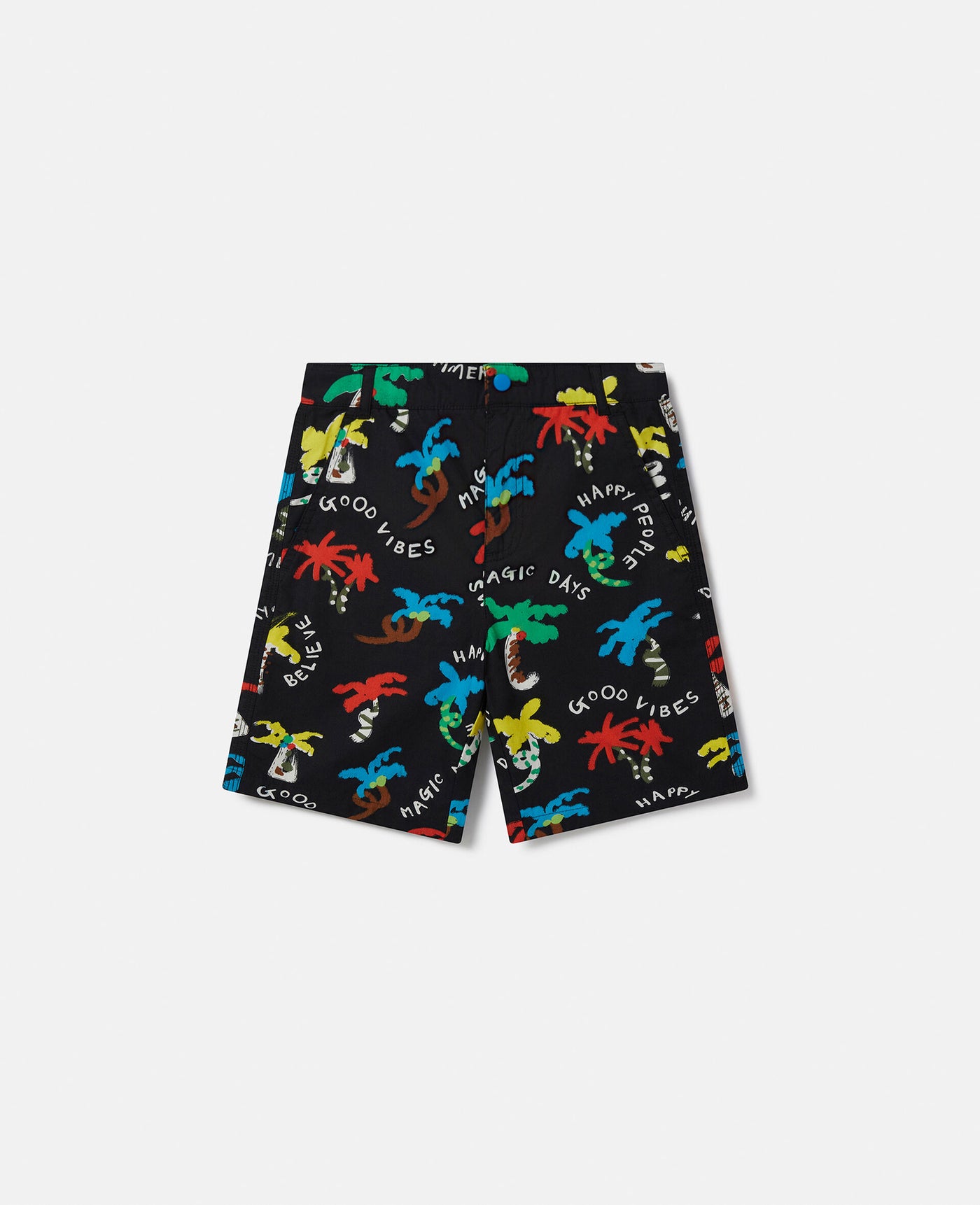 Stella McCartney Kids - Good Vibes Palm Print Shorts