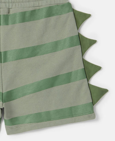Stella McCartney Kids - Gecko Spike Sweat Shorts