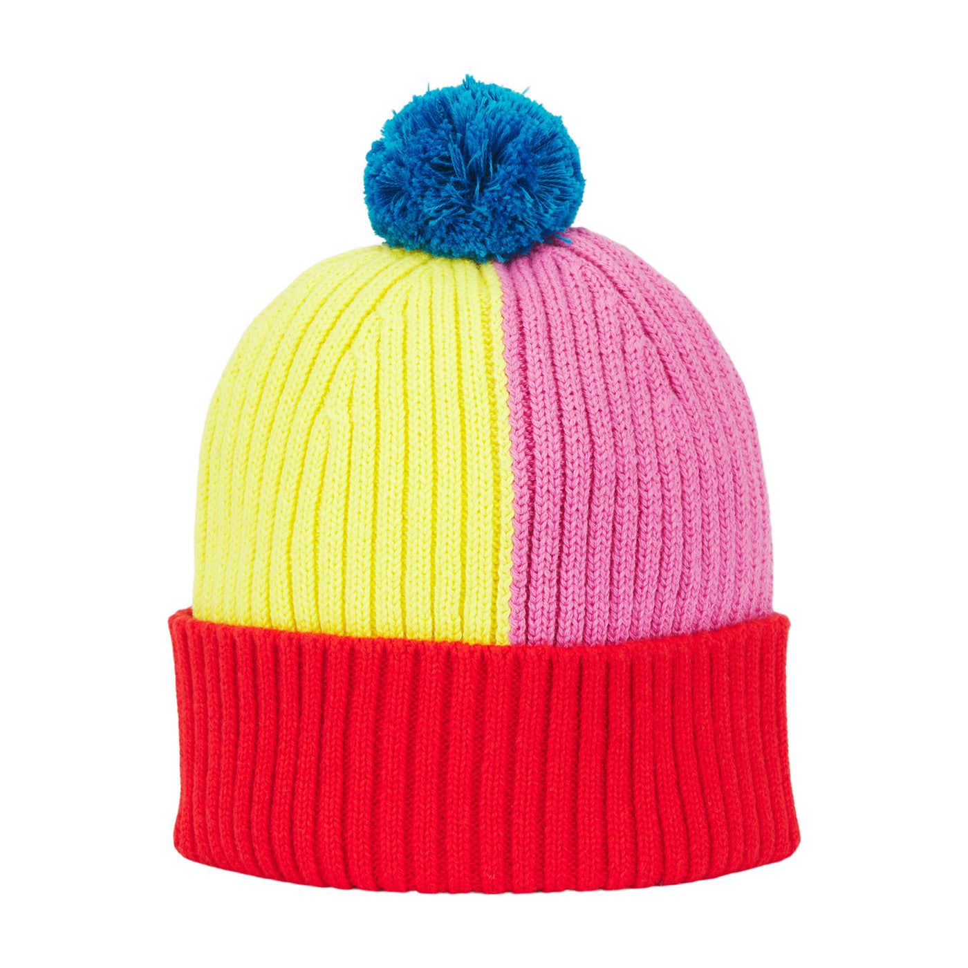 Stella McCartney Kids - Colour-block knit beanie