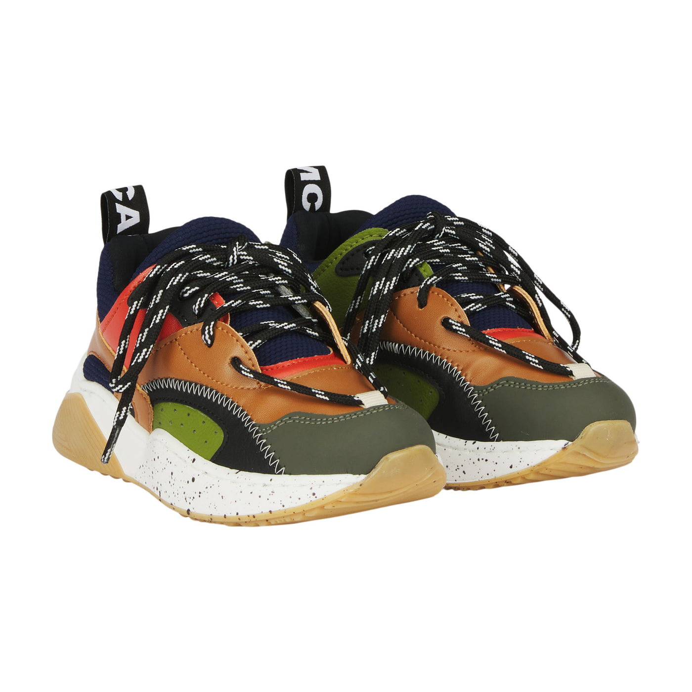 Stella McCartney Kids - Green & Brown Trainers