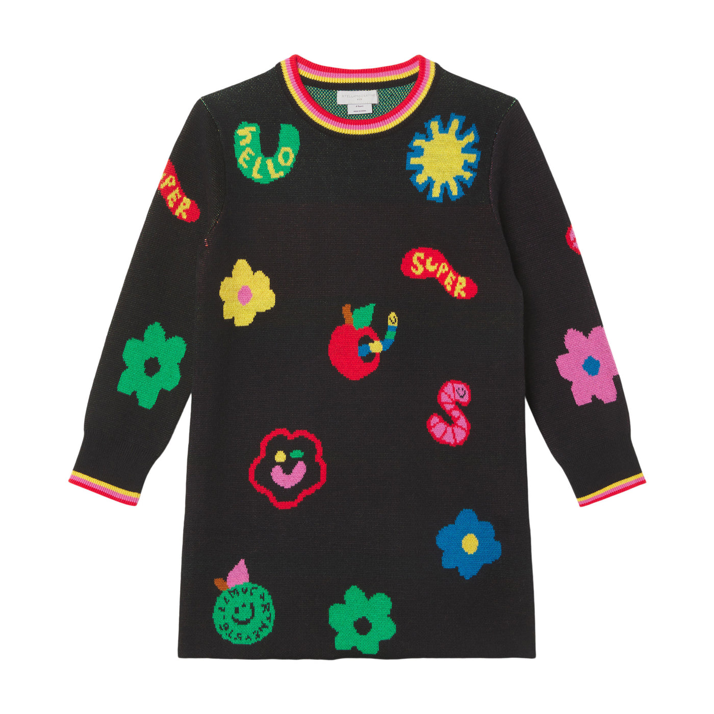 Stella McCartney Kids - Intarsia Knit Dress