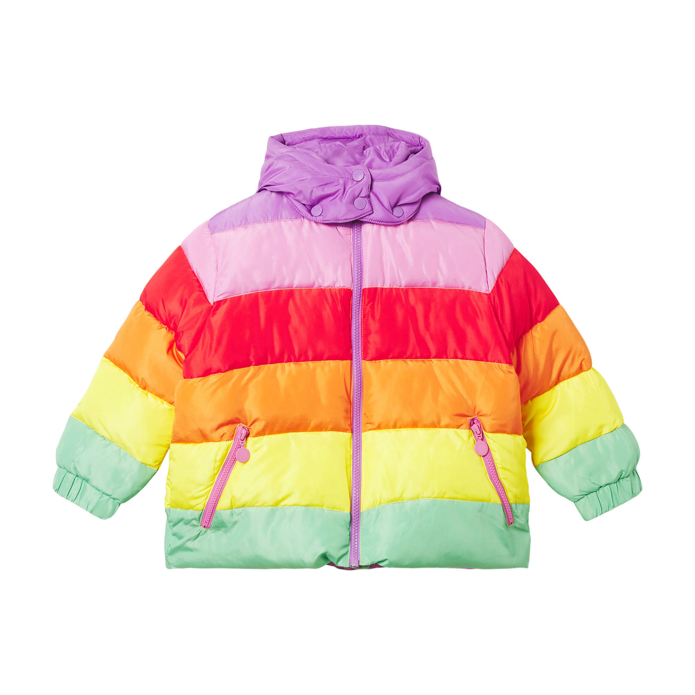 Stella McCartney Kids - Recycled colour-block padded coat