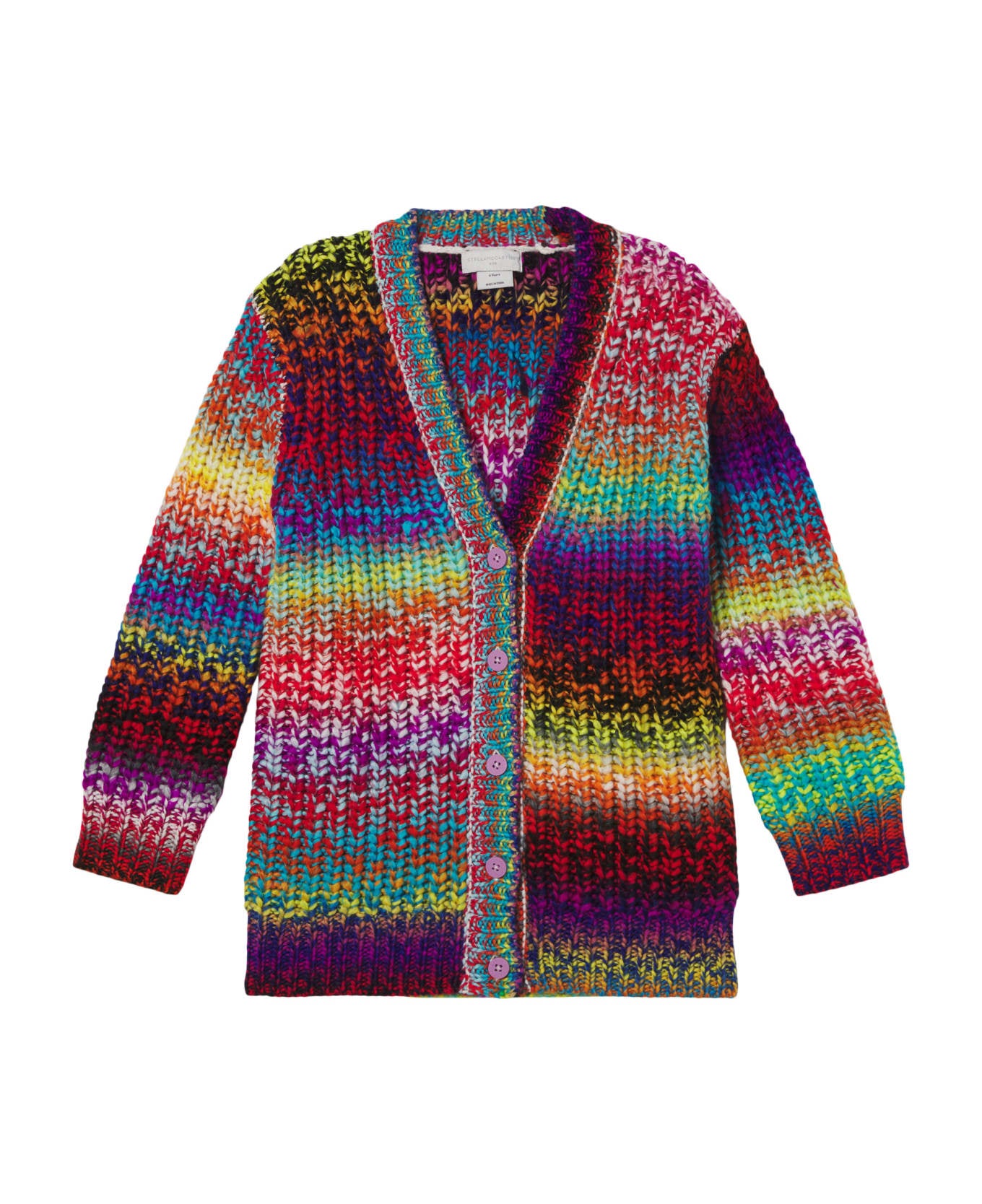 Stella McCartney Kids - Multicolored Knitted Cardigan