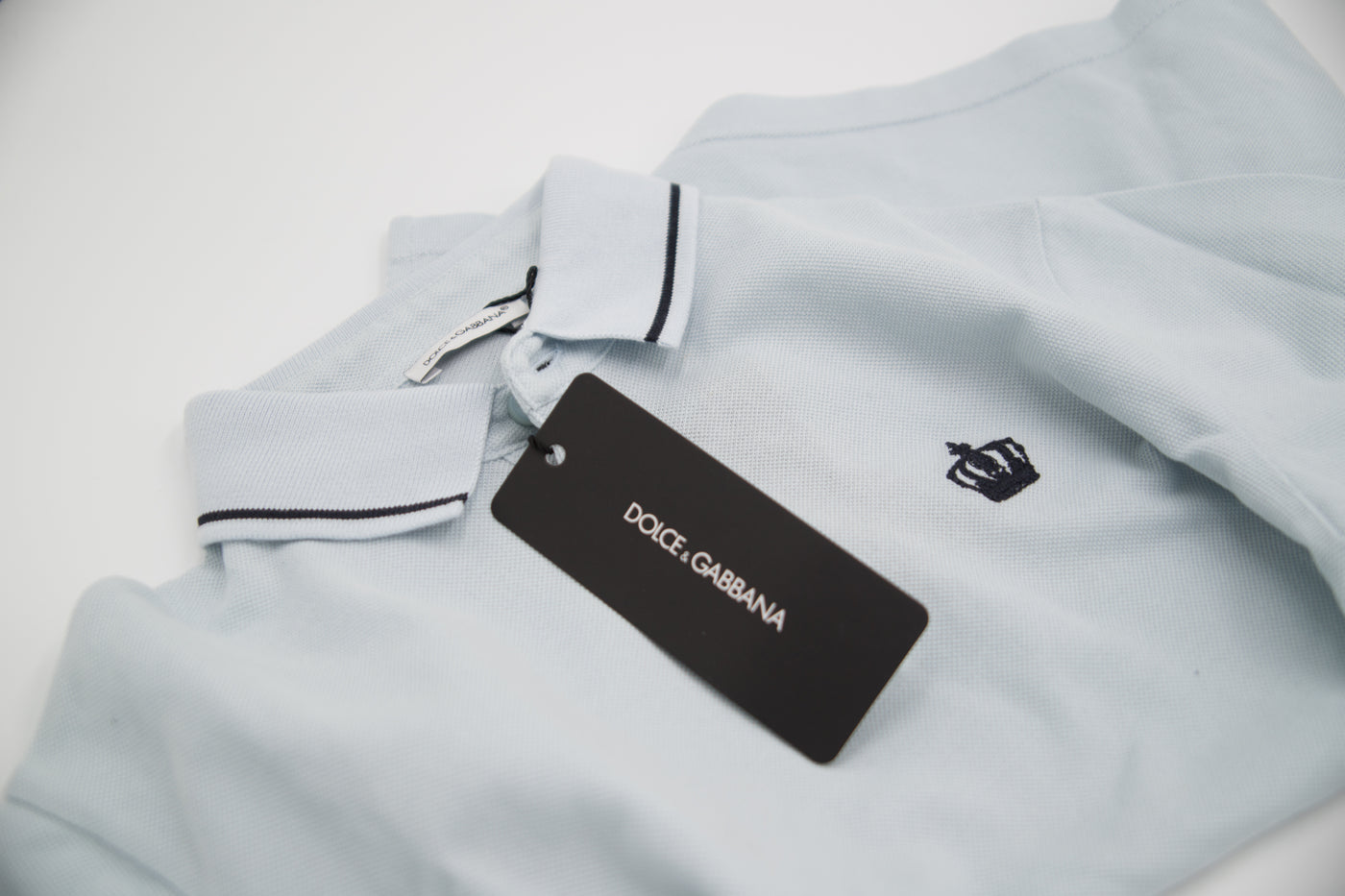 Dolce & Gabbana – Polo T-Shirt Light Blue
