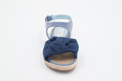 Stella McCartney - Blue Sandal with Denim Bow