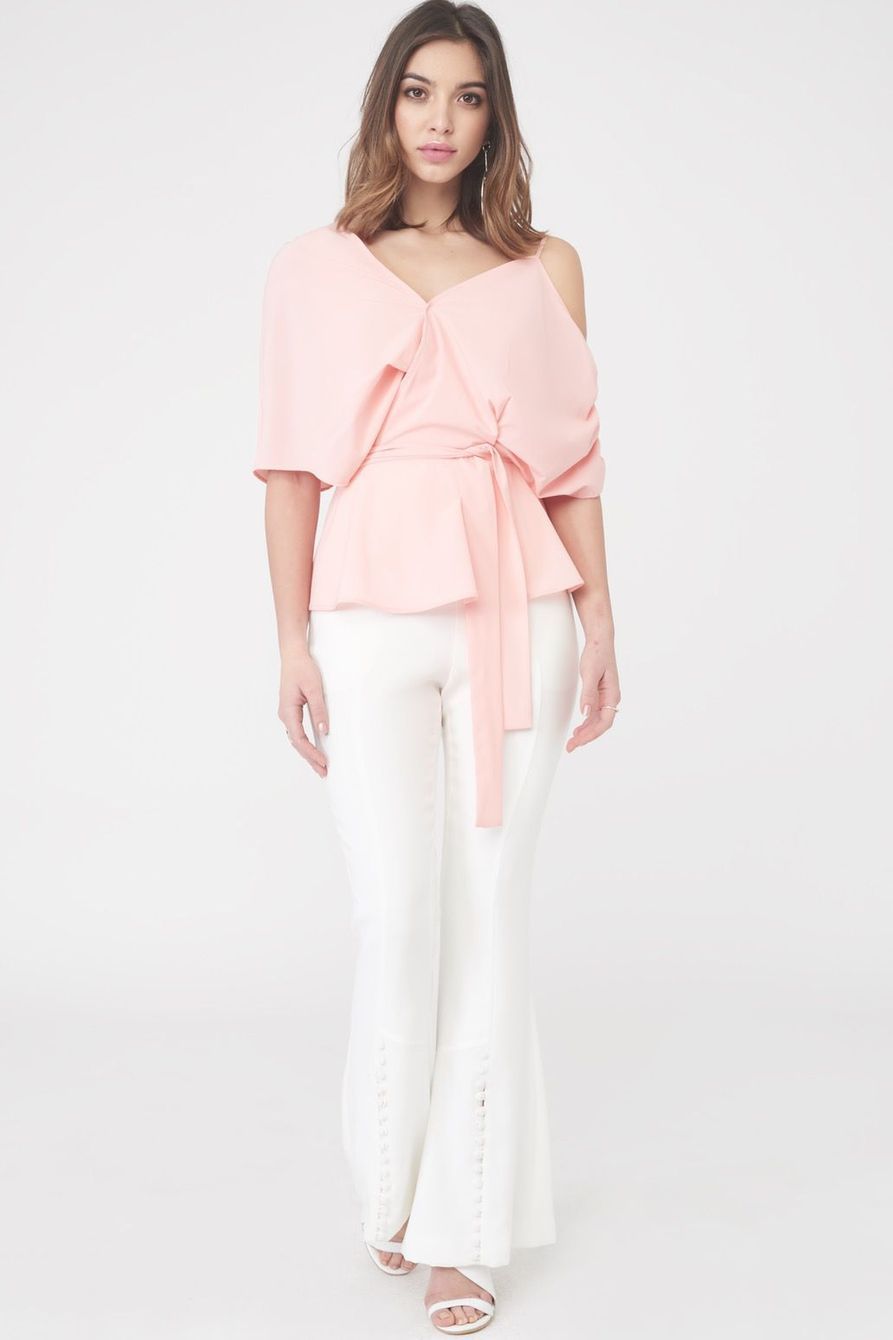 Lavish Alice - Asymmetric off the shoulder top