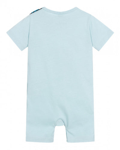 Stella McCartney Kids - Pale blue guitar motif jumpsuit