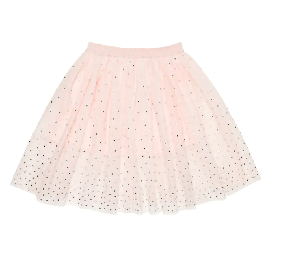 Stella McCartney Kids - Crystal-embellished tulle skirt