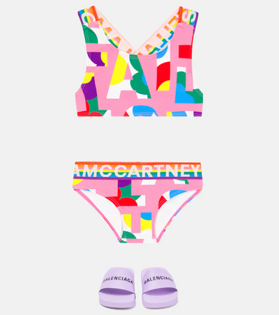 Stella McCartney Kids - Printed bikini