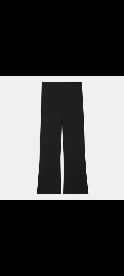 Theory Flare pant in compact crepe
