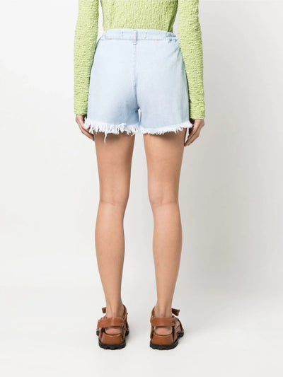 Federica Tosi frayed-detailing jeans mini shorts