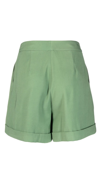 Federica Tosi high-waisted pressed-crease shorts