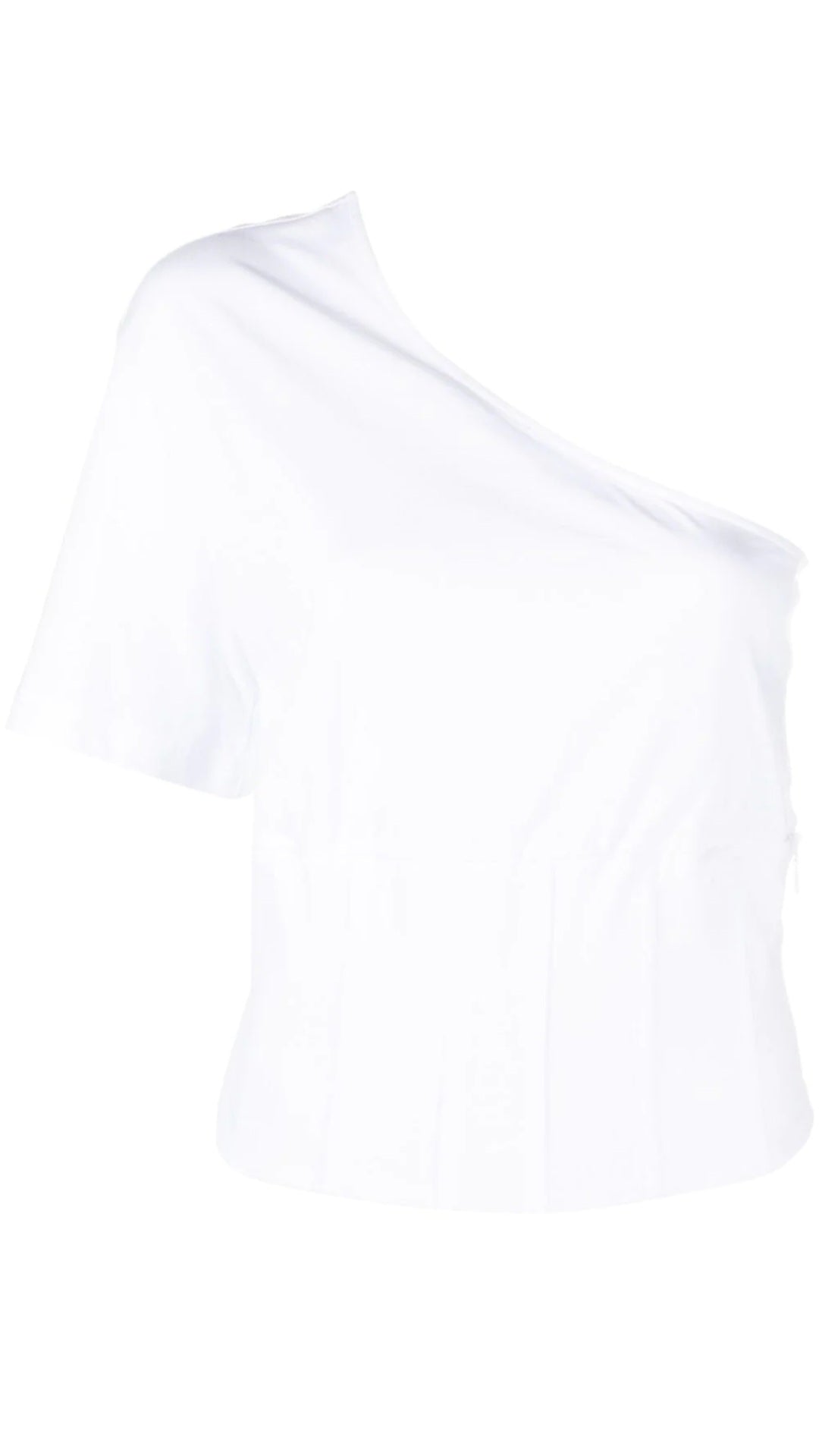 Federica Tosi boned-bodice one-shoulder T-shirt