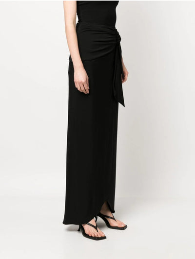 Federica Tosi asymmetric gathered maxi skirt