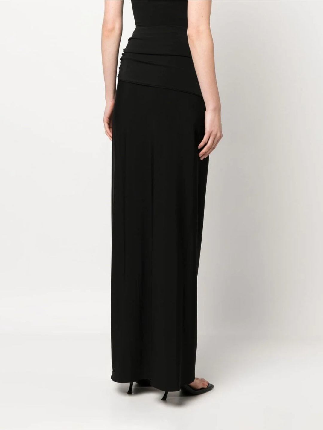 Federica Tosi asymmetric gathered maxi skirt