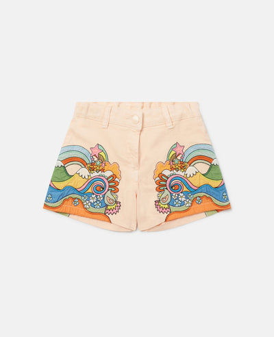 Stella McCartney Kids - 'Love to Dream' Print Shorts
