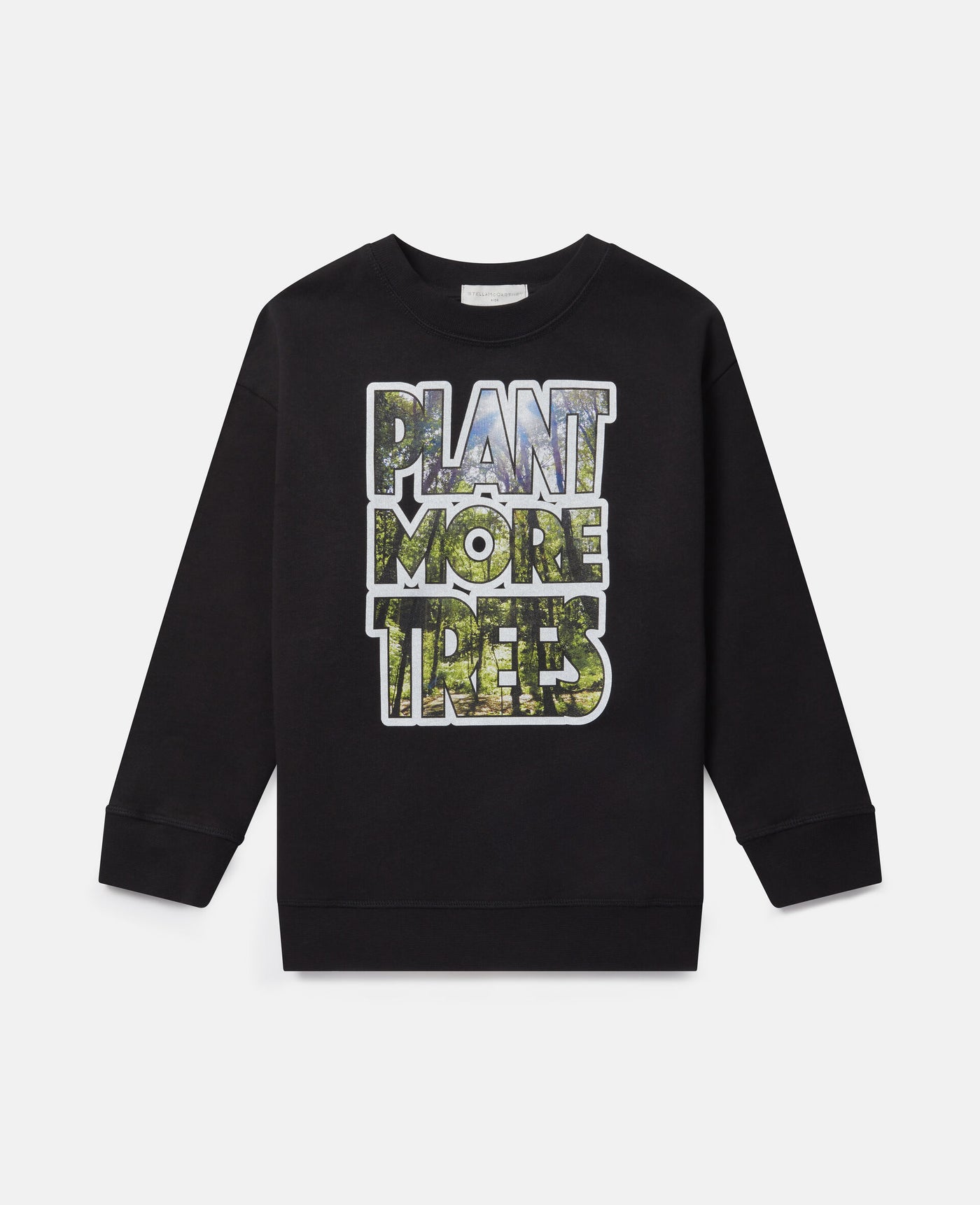 Stella McCartney Kids - Oversized 'Plant More Trees' Fleece Sweatshirt