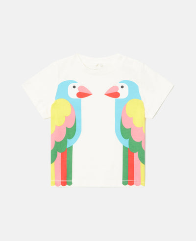 Stella McCartney Kids - Double Parrot Print T-Shirt