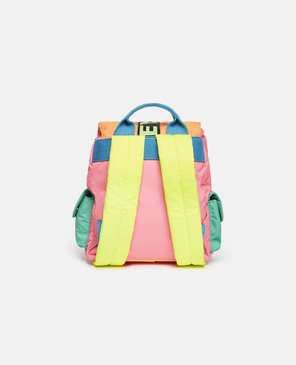 Stella McCartney Kids - Small Colour Block Logo Backpack
