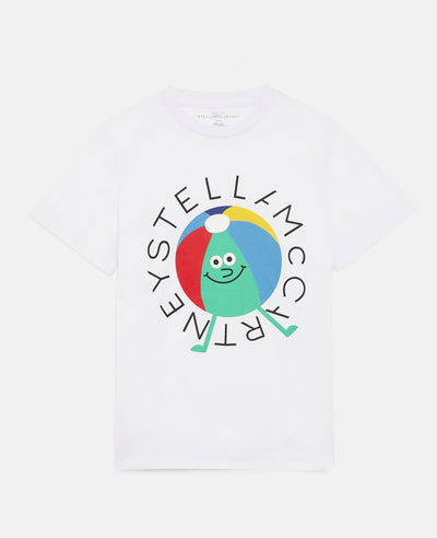 Stella McCartney Kids - Beachball Logo Cotton T-Shirt