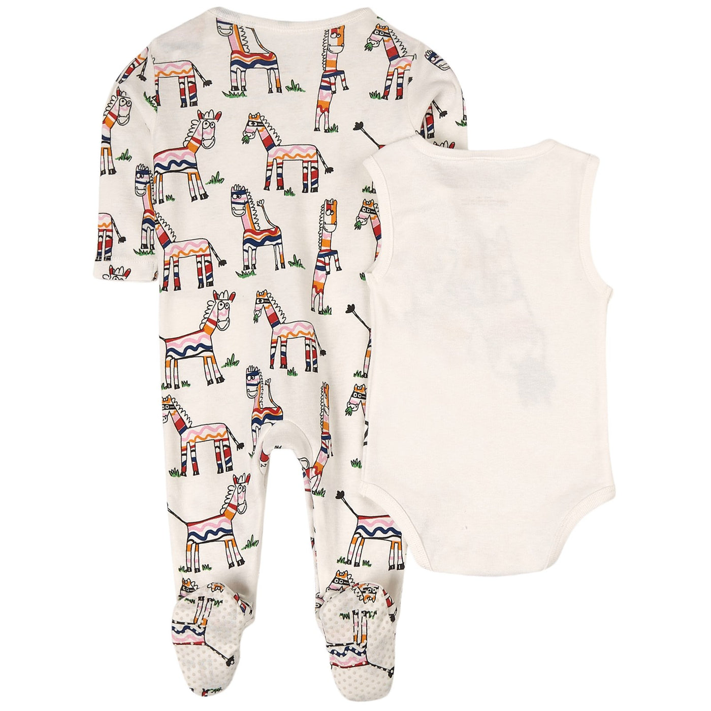 Stella McCartney Kids - Zebra Baby Long Body Set