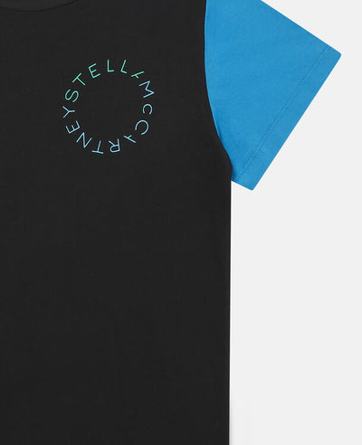 Stella McCartney Kids - Oversized Colour Block Cotton T-shirt