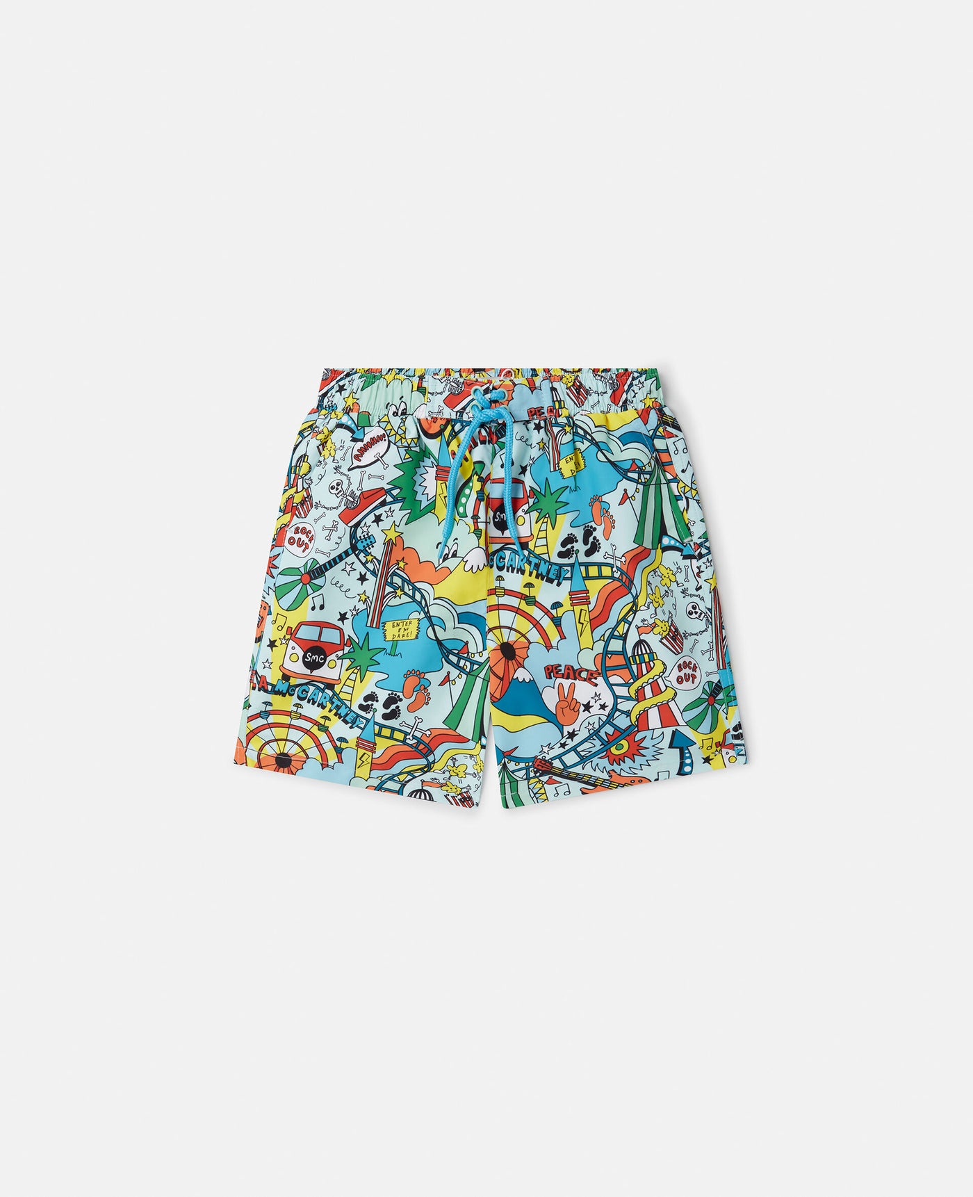 Stella McCartney Kids - Rollercoaster Print Swim Shorts