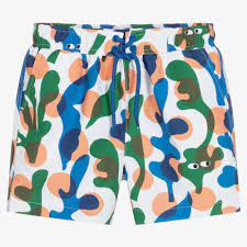 Stella McCartney Kids - Swim Shorts with seaweed