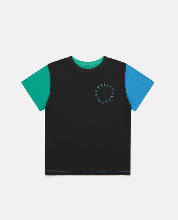 Stella McCartney Kids - Oversized Colour Block Cotton T-shirt