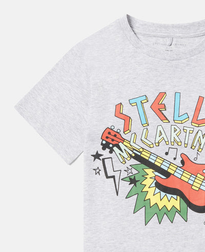 Stella McCartney Kids - Stella Logo Rock Guitar Print T-Shirt